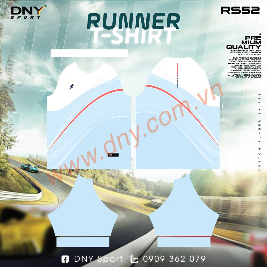 MẪU ÁO CHẠY BỘ THIẾT KẾ THEO YÊU CẦU | DNY-RS2607040052
